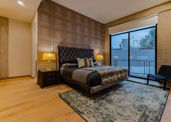 Spacious Roma Norte Loft With Art & Views Сasa de vacaciones