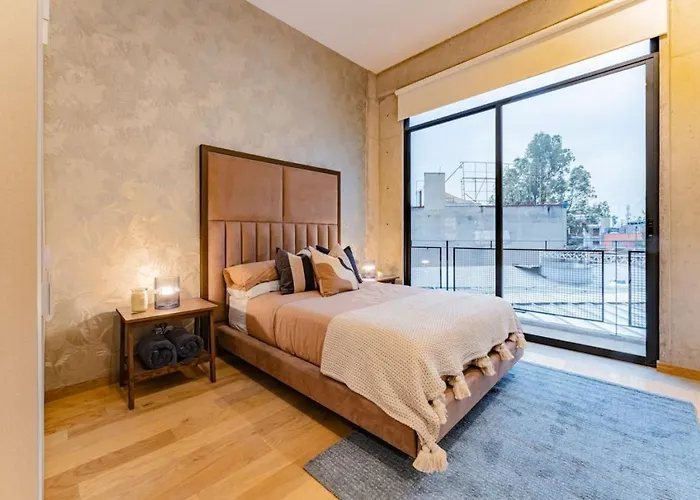 Сasa de vacaciones Spacious Roma Norte Loft With Art & Views