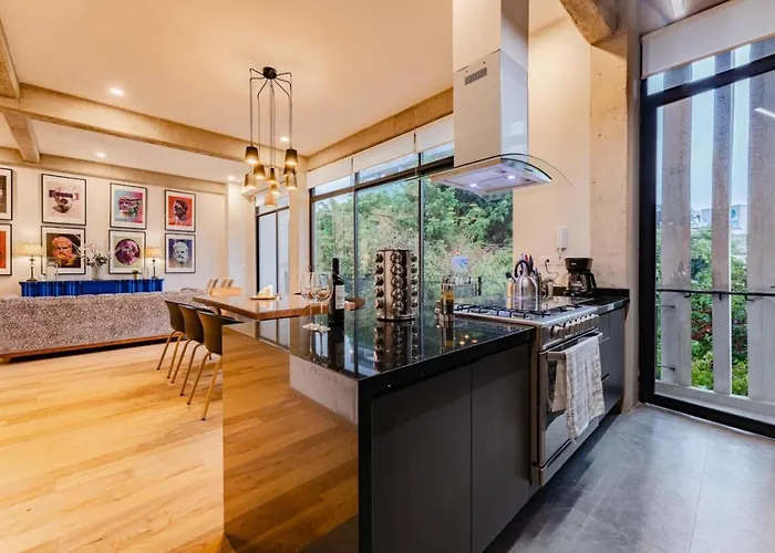 Сasa de vacaciones Spacious Roma Norte Loft With Art & Views